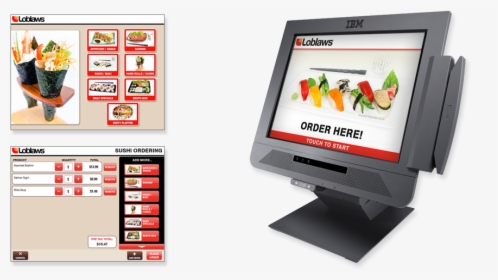 Mlg Loblaws Self Service Sushi Kiosk - Self Ordering Kiosk Ui, HD Png Download, Transparent PNG