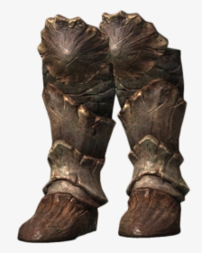 Elder Scrolls - Skyrim Chitin Light Boots, HD Png Download, Transparent PNG