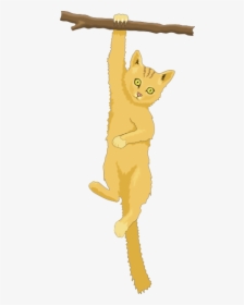 Clipart Cat In A Tree, HD Png Download, Transparent PNG