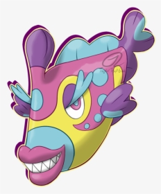 Bruxish - Worst Sun And Moon Pokemon, HD Png Download, Transparent PNG