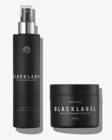 Hair Products In Black Bottle, HD Png Download, Transparent PNG