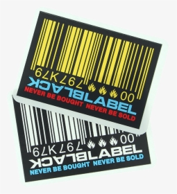 Black Label Barcode, HD Png Download, Transparent PNG
