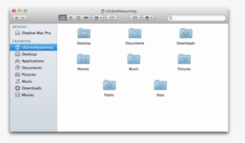 Finder Window - Mac Os X Leopard, HD Png Download, Transparent PNG