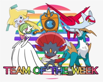 Today S Sample Team, By Flcl, Is For The Uu Meta Get - Pokemon Jirachi, HD Png Download, Transparent PNG