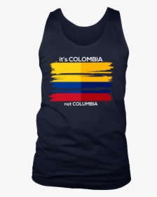 Colombia Men S Tank Colombian Flag Men S Tank Travel - T-shirt, HD Png Download, Transparent PNG