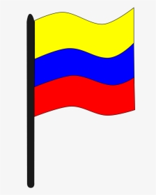 Bandera Colombiana Svg Clip Arts - Vector Colombia Bandera Png, Transparent Png, Transparent PNG