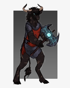 [comm] Angry Minotaur - Illustration, HD Png Download, Transparent PNG