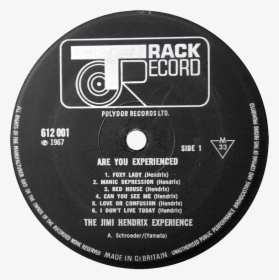 612001 Jimi Hendrix Label - Cd, HD Png Download, Transparent PNG