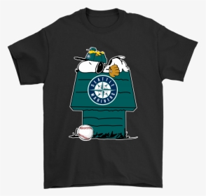 Seattle Mariners Snoopy And Woodstock Resting Together - Grinch Teacher Shirt, HD Png Download, Transparent PNG