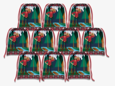 Lumberjack Drawstring Tote Bag - Garment Bag, HD Png Download, Transparent PNG
