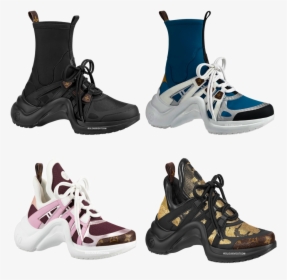 Collage 2 - Louis Vuitton Archlight Boot, HD Png Download, Transparent PNG
