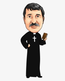 Illustration Google Pinterest Searching - Priest Caricature, HD Png Download, Transparent PNG