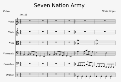 Seven Nation Army Sheet Music Composed By White Stripes - Miss Peregrine's Home For Peculiar Children Sheet Music, HD Png Download, Transparent PNG