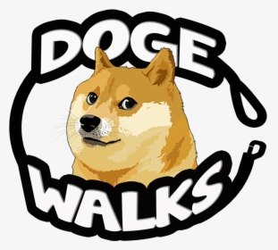 Doge Walks Logo   Style Max Height - Shiba Inu, HD Png Download, Transparent PNG