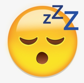 Emoticon Sticker Smiley Face Sleep Emoji - Sleeping Emoji Png, Transparent Png, Transparent PNG