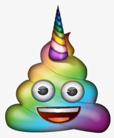 Transparent Rainbow Poop Emoji, HD Png Download, Transparent PNG