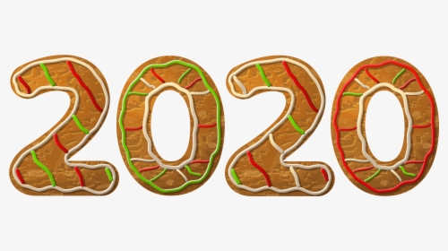 2020 Gingerbread Png Clipart - New Year 2020 Png, Transparent Png, Transparent PNG