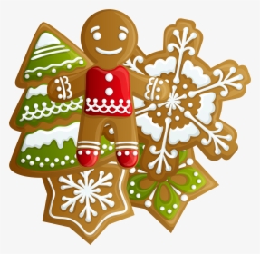 Gingerbread House The Gingerbread Man Christmas Cookie - Christmas Cookies Clipart, HD Png Download, Transparent PNG
