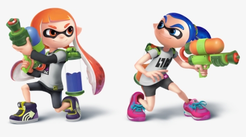 Inkling Girl And Inkling Boy , Png Download - Inkling Boy And Girl, Transparent Png, Transparent PNG
