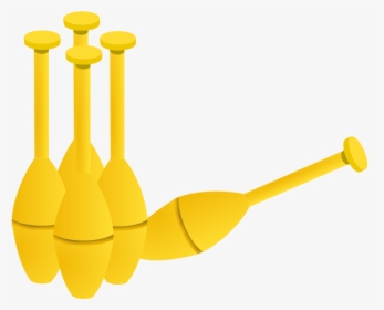 Line,yellow,bowling Pin - Bowling, HD Png Download, Transparent PNG