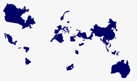 Guatemala Hong Kong Hungary Indonesia - India To Italy Map, HD Png Download, Transparent PNG
