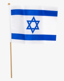 Israel Flag With Stick Png, Transparent Png, Transparent PNG