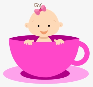 Baby In Teacup Clipart, HD Png Download, Transparent PNG