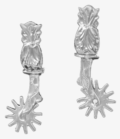 Sterling Silver Buckaroo Spurs , Png Download - Body Jewelry, Transparent Png, Transparent PNG