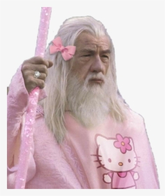 Gandalf Hello Kitty , Png Download - Gandalf Pink Hello Kitty, Transparent Png, Transparent PNG