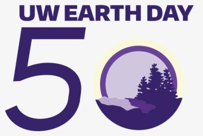 Uw Earth Day 50th Logo - Circle, HD Png Download, Transparent PNG