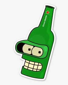 Image Of Bender - Beer Bottle, HD Png Download, Transparent PNG