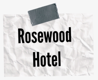Rosewoodhotel - Linens, HD Png Download, Transparent PNG