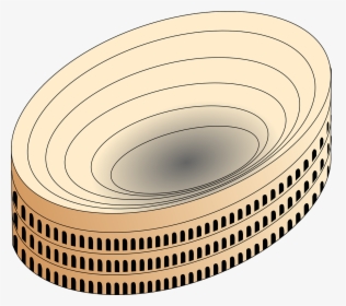 Colosseum Top View Drawing, HD Png Download, Transparent PNG