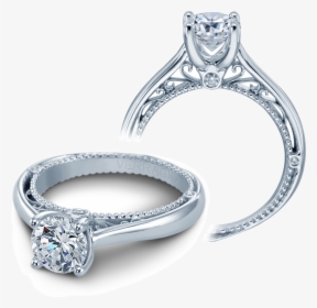 Verragio - 06 Ct - Tw - Diamond Semi Mount Engagement - Engagement Rings Verragio, HD Png Download, Transparent PNG
