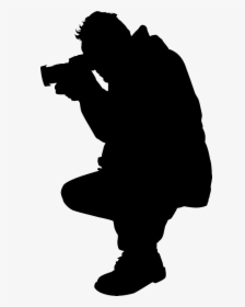 People Silhouette - People Taking Picture Png, Transparent Png, Transparent PNG