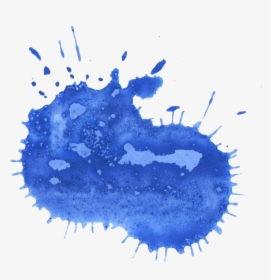 Transparent Paint Stain Blue, HD Png Download, Transparent PNG