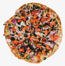 Veggie Pesto Pizza - California-style Pizza, HD Png Download, Transparent PNG
