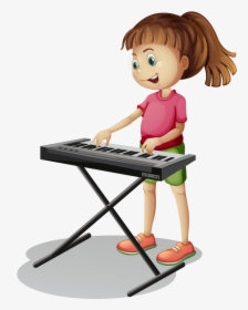 Piano Cartoon Stock Photography - Kinds Of Music Instruments, HD Png Download, Transparent PNG