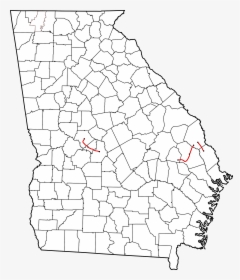 Georgia Midland Railroad Route Map - Dahlonega Ga On Map, HD Png Download, Transparent PNG