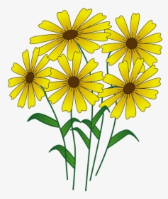 Transparent Summer Clipart - Nice Flowers Cartoon, HD Png Download, Transparent PNG