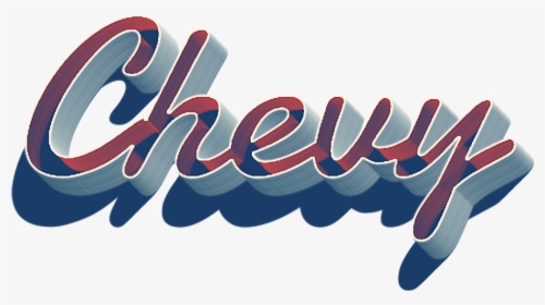 Chevy 3d Letter Png Name - Calligraphy, Transparent Png, Transparent PNG
