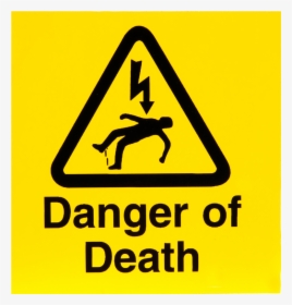 Danger Clipart Volt - Danger Of Death Sign, HD Png Download, Transparent PNG
