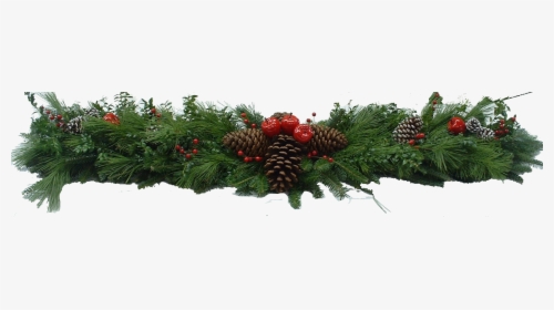 Xmas Decorations Png Xmas Decor Png - Christmas Garland Without Background, Transparent Png, Transparent PNG