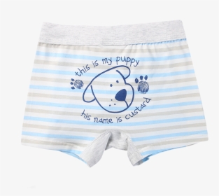Boy Boxer Briefs Colorful Striped Puppy Underwear - Underpants, HD Png Download, Transparent PNG
