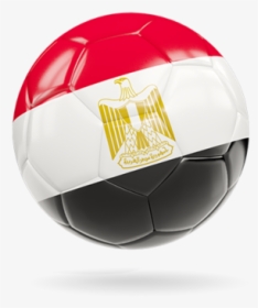 Glossy Soccer Ball - Soccer Ball With Egypt Flag Png, Transparent Png, Transparent PNG