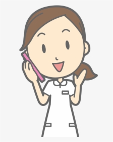 Female Using Smartphone - Using Phone Clipart, HD Png Download, Transparent PNG