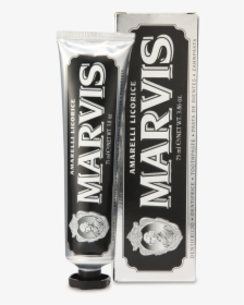 Marvis Amarelli Licorice Toothpaste-0 - Toothpaste Marvis, HD Png Download, Transparent PNG