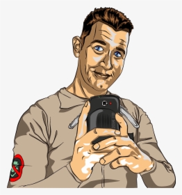 Menino Com Celular Png, Transparent Png, Transparent PNG