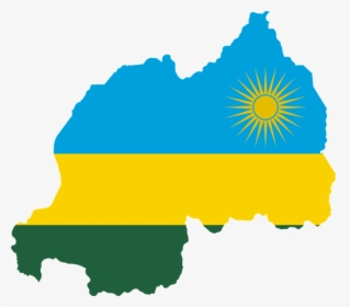 Rwanda Flag Map, HD Png Download, Transparent PNG