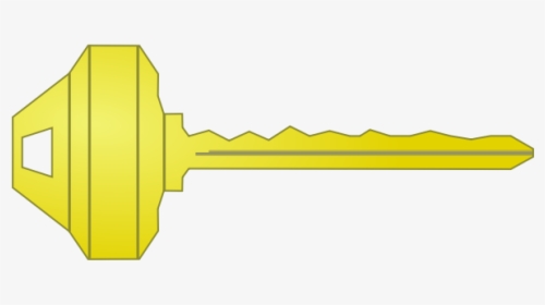 Yellow House Key - Key, HD Png Download, Transparent PNG